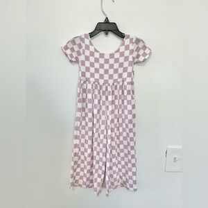 Gigi and Max Checkered One Piece Jumpsuit- 24 months